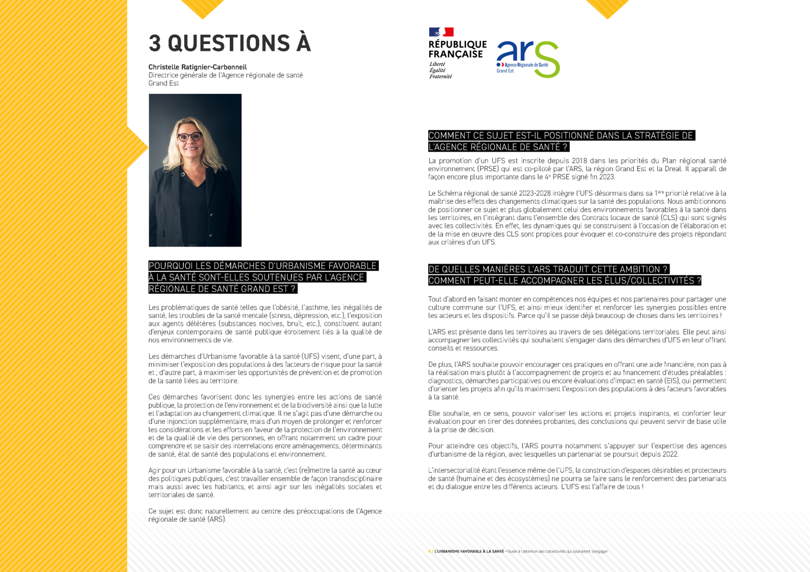 Guide Urbanisme Favorable à la Santé (UFS) Grand Est I Interview DG ARS (2025)