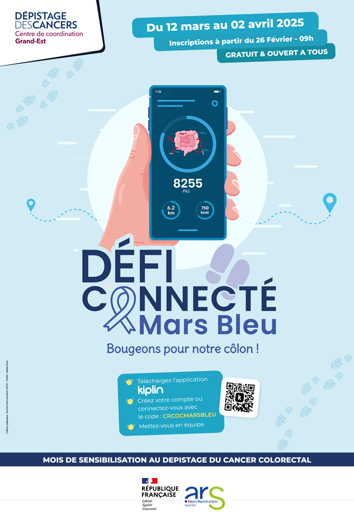 Mars Bleu 2025 - Flyer Défi connecté